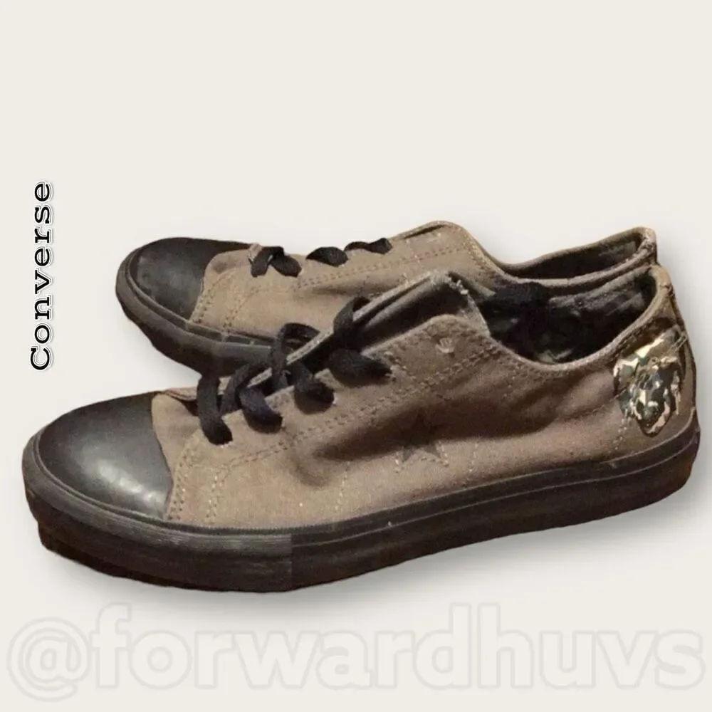 Converse One Star Army Green & Skulls Junior 5
